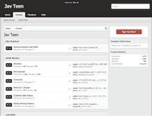 Tablet Screenshot of forum.javteen.net